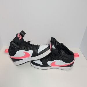 Nike Kids Sneakers Black and Pink Size 6Y